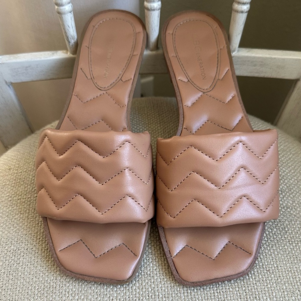 BCBGeneration Flat Slides Sandals Shoes